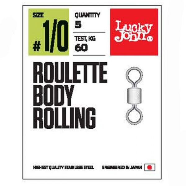 Вертлюги LJ Pro Series ROULETTE BODY ROLLING 008 10шт.