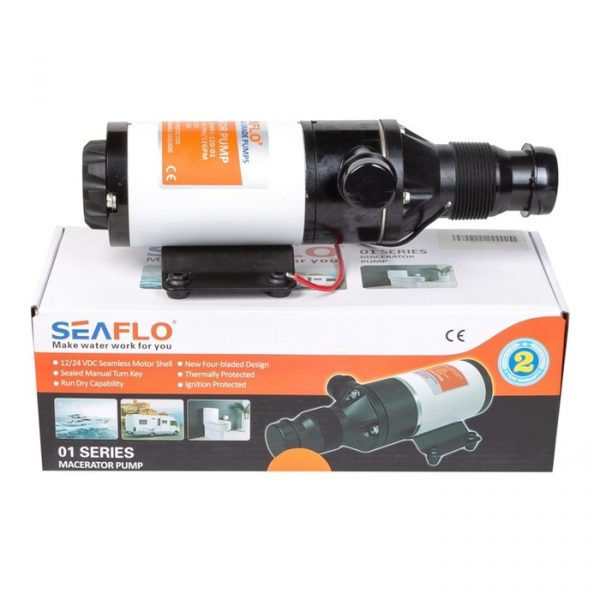 Помпа мацераторная SeaFlo SFMP1-120-01, электрическая, 12GPM, 12V