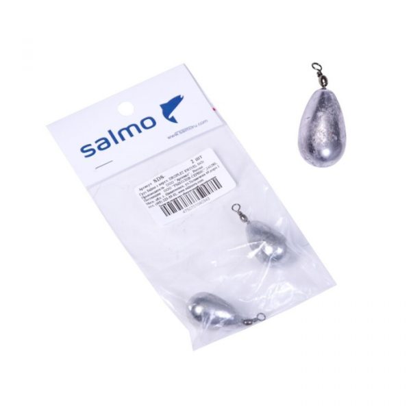 Груза Salmo с вертл. DROPLET SWIVEL 042г 2шт