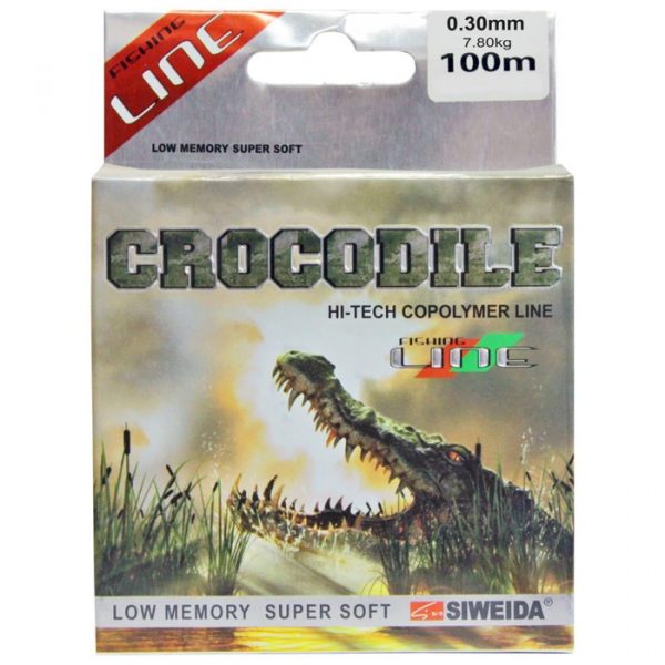 Леска SIWEIDA "Crocodile" 100м 0,3 (7,80кг) прозрачная