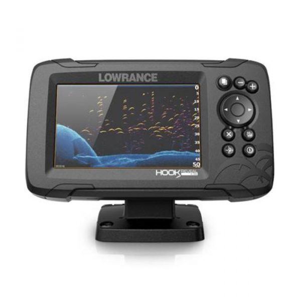 Эхолот Lowrance Hook Reveal 5 SplitShot 83/200(000-15504-001), 5”, GPS, microSD, IPX7, черный   7860