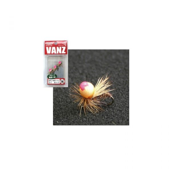 Набор мушек VANFOOK Super Float Dry Fly 1402, светло-коричневый, 01278