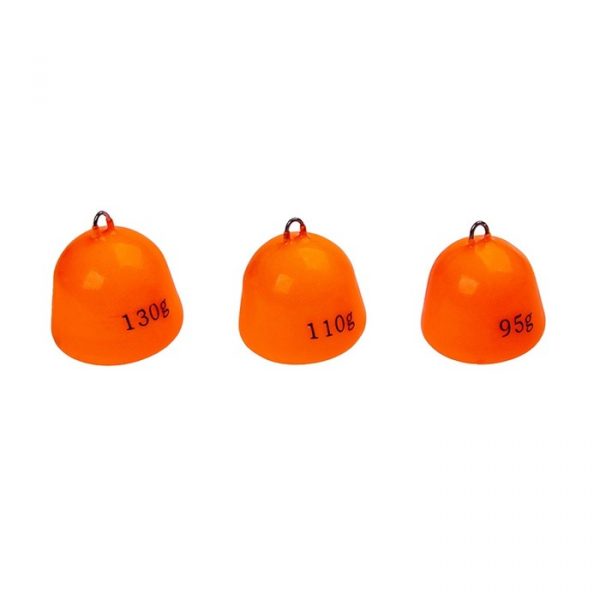 Грузило HIGASHI Bell Sinker Fluo, 110 г, оранжевое, 03619_117