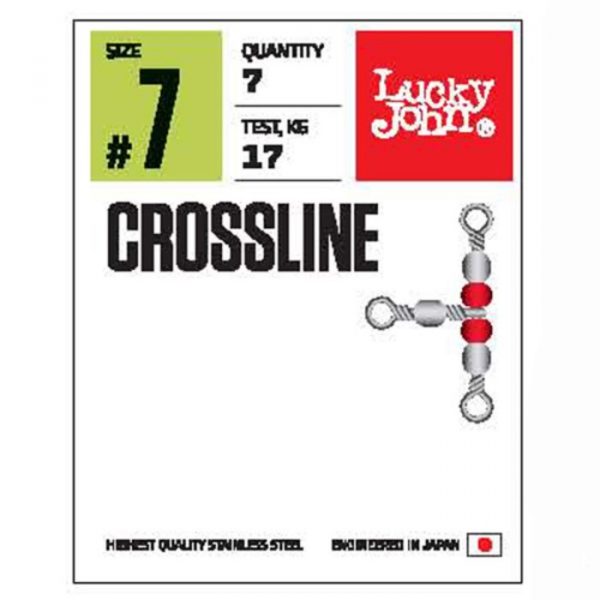 Вертлюги трехстор. с бусин. LJ Pro Series CROSLINE 010 7шт.