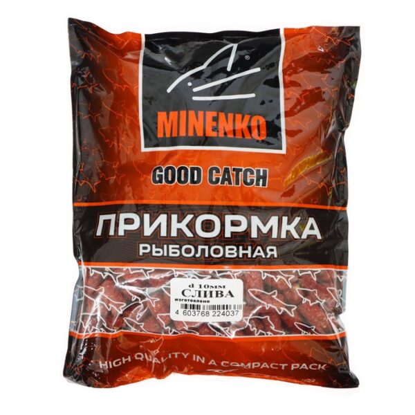 Пеллетс MINENKO Good Catch, Слива, 10 мм, 700 г