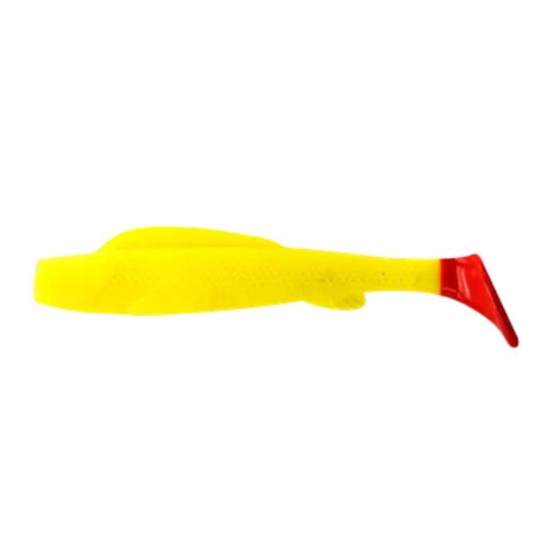 Приманка съедобная Allvega Bite Fighter Float, 8 см, 4.9 г, 4 штуки, цвет solid yellow RT