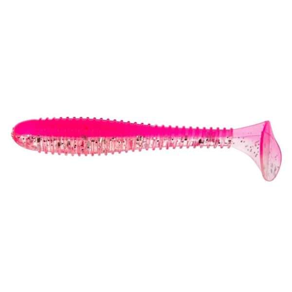 Виброхвост Helios Catcher Silver Sparkles & Pink, 7 см, 7 шт. (HS-1-035)