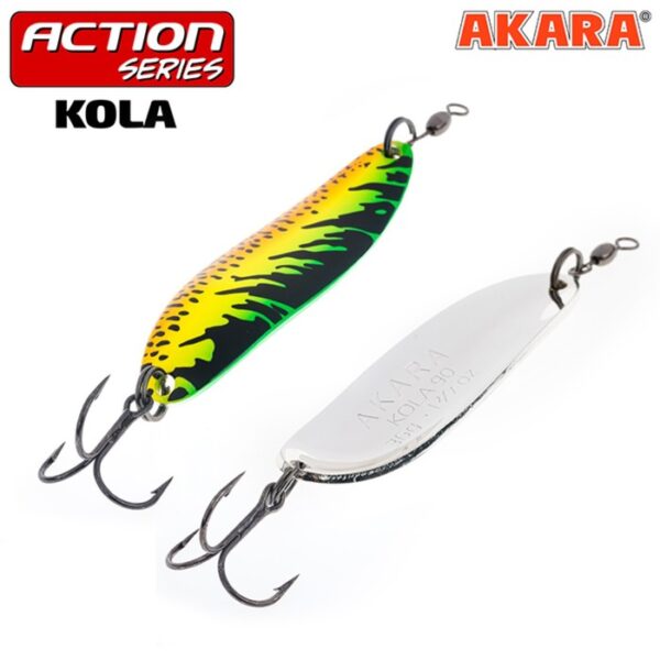 Блесна колеблющаяся Akara Action Series KolA 70, 12 г, цвет 15