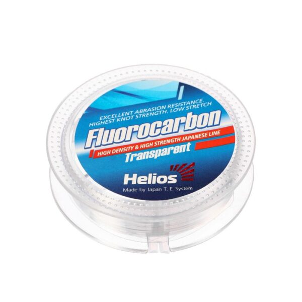 Леска Helios FLUOROCARBON Transparent, диаметр 0.18 мм, тест 2.53 кг, 50 м (HS-FCT 18/50)